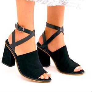 Free People See you there suede heels size 37